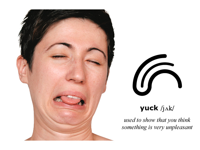 Facial Expression and Symbol: yuck